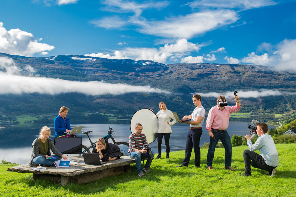 Frå tida med Voss Prenteverk og Store Steg. Foto: Rune Smistad